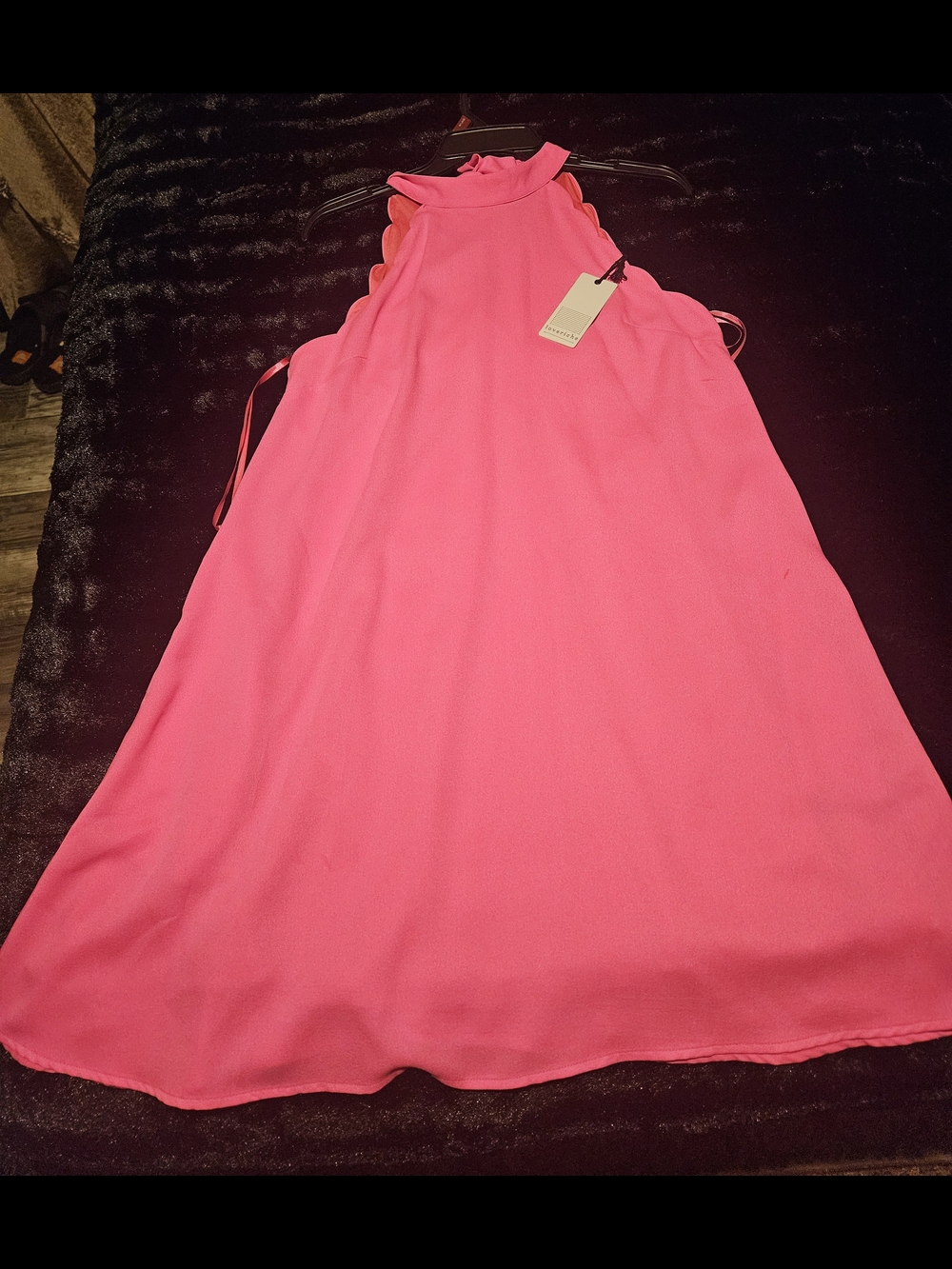 Loveriche Pink Cold Shoulder Maxi Dress – Brand New With Tags